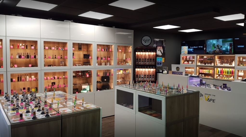 intérieur de nos boutiques de vape 